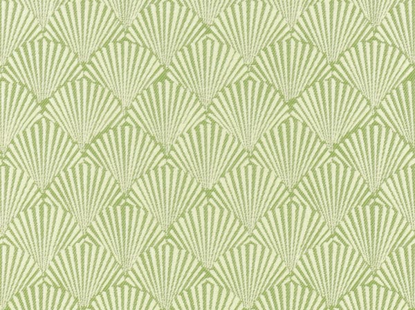 Green caribbea pattern fabric