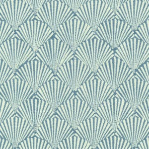 Blue caribbea pattern fabric