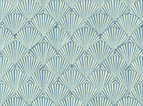 Blue caribbea pattern fabric