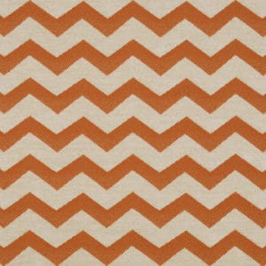 Orange and neutral cozumel pattern
