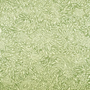 Green floral paisley pattern