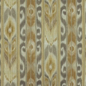 Brown and tan aloha pattern carpet