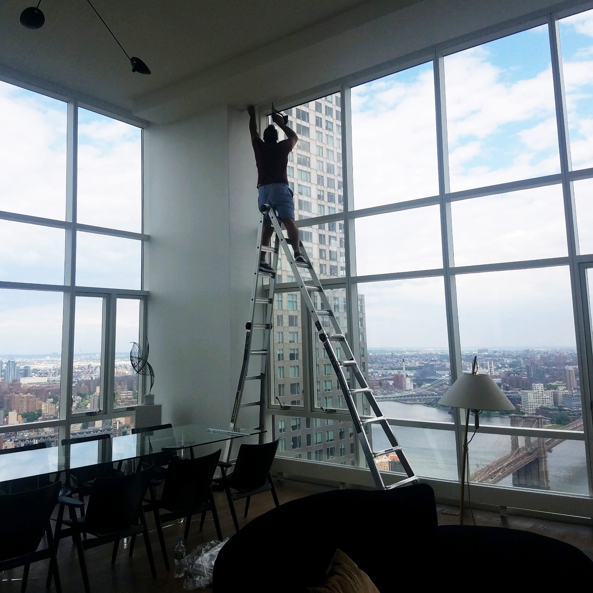 Installation of custom window treatments