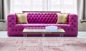 Beautiful Pink Sofa