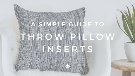 A Simple Guide to Throw Pillow Inserts