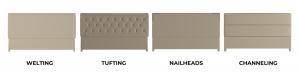 headboard upholstery options