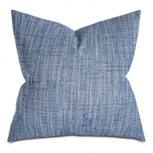 Blue Texture Throw Pillow