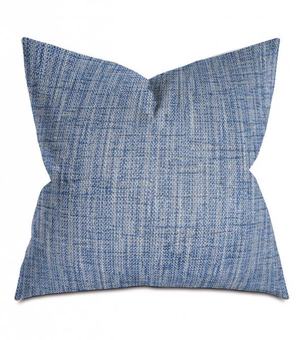 Blue Texture Throw Pillow