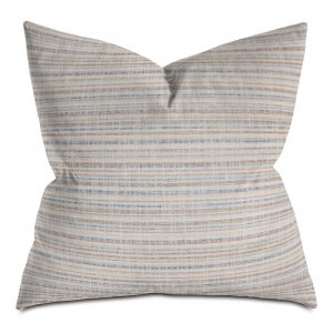 Mottled Stripes Neutral Throw Pillow