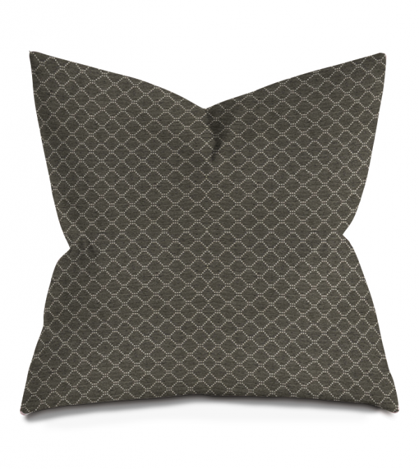 Grey Argyle Geometric Throw Pillows