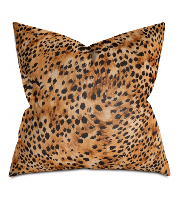 Leopard stripe Throw Pillow