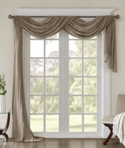 change window valences with the seasons